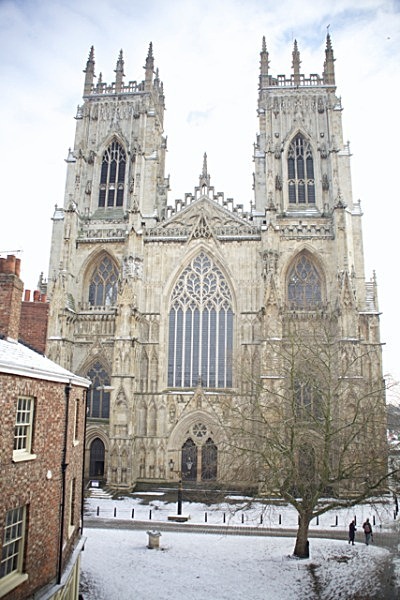 IMG_8539 Snowy York Minster from Petergate_2 copy 2 - YORK SNOW 2013