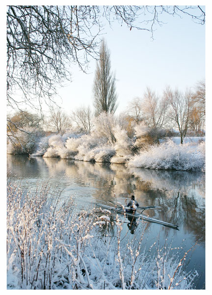 10 Winter Sculling, River Ouse, York - WINTER