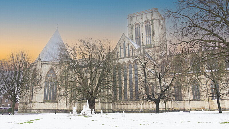 York Minster from the Dean's Park - YORK AGAINST CANCER CHRISTMAS CARDS 2025