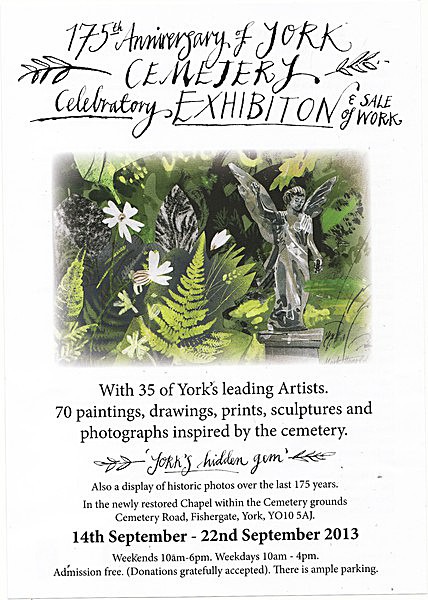 Invitation - YORK CEMETERY CHAPEL EXHIBITION 2013