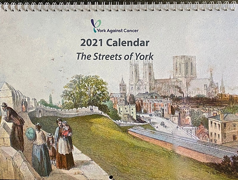 Streets of York Calendar 2021 - York Against Cancer Christmas Cards 2020 & Calendar 2021