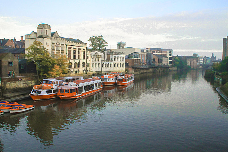 BOATS AND GUILDHALL RIVER OUSE YORK-9220 - PORTFOLIO 2015
