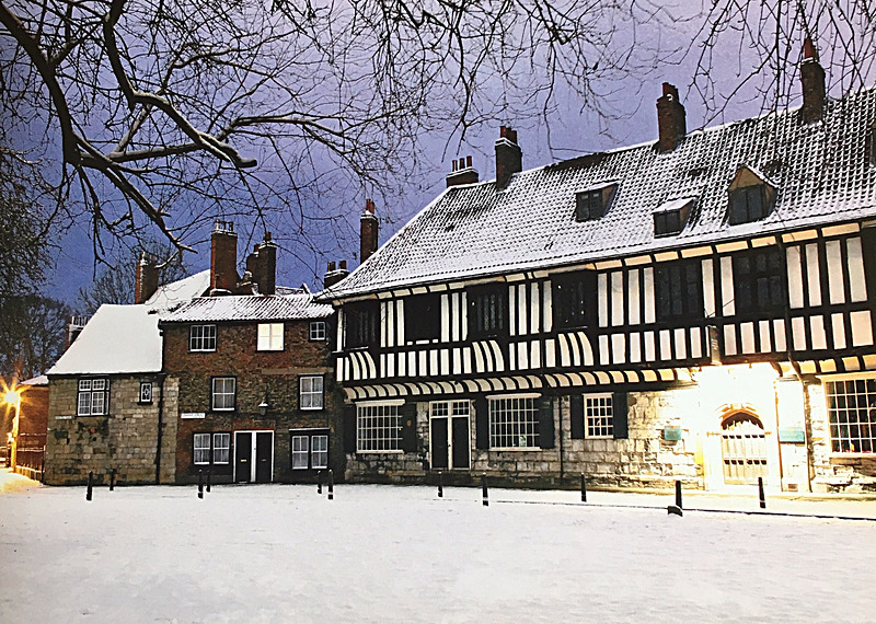 Winter Dawn St Williams College Christmas Card 2017 - YORK AGAINST CANCER CHRISTMAS CARDS 2017