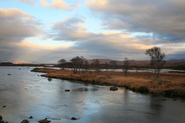 6 SUNSET, LOCH BA, RANNOCH MOOR - SCOTLAND