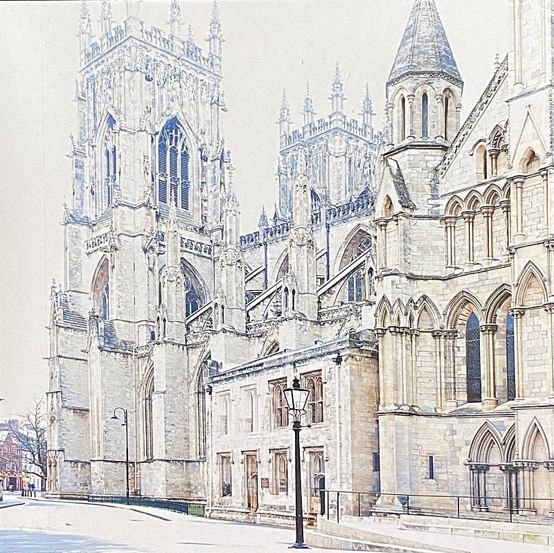 Snowy York Minster, South Front - York Against Cancer Christmas Cards 2020 & Calendar 2021