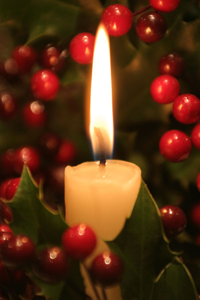 3  CANDLE AND BERRIES 2 - CANDLES