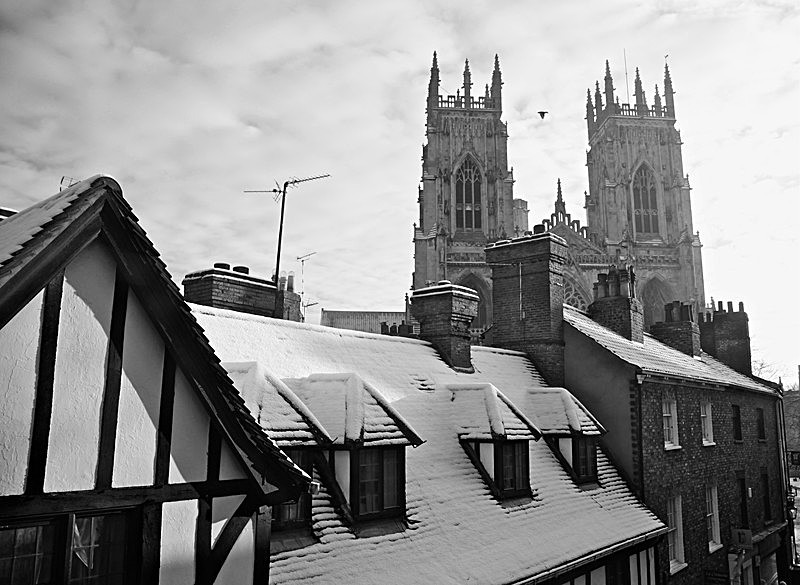 IMG_8513 BW MINSTER AND ROOFTOPS FROM PETERGATE - PORTFOLIO 2015