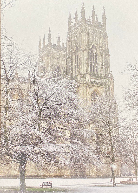 Frosted Trees, York Minster from the Dean’s Park - York Against Cancer Christmas Cards 2020 & Calendar 2021