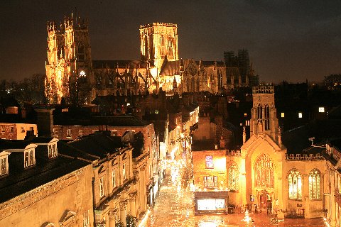 3York Minster from the Mansion - MANSION HOUSE ROOF SHOTS