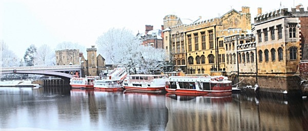 IMG_8726WINTER  FROST YORK GUILDHALLLENDAL BRIDGE AND RIVER OUSE  copy - YORK SNOW 2013