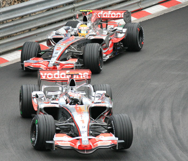 Alonso and Hamilton at Loews, Monaco - MONACO GRAND PRIX  2007