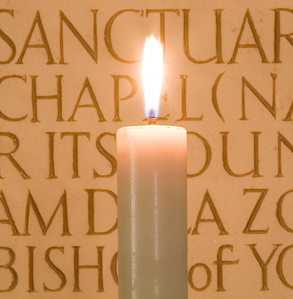 5 CANDLE IN THE ZOUCHE CHAPEL - YORK MINSTER
