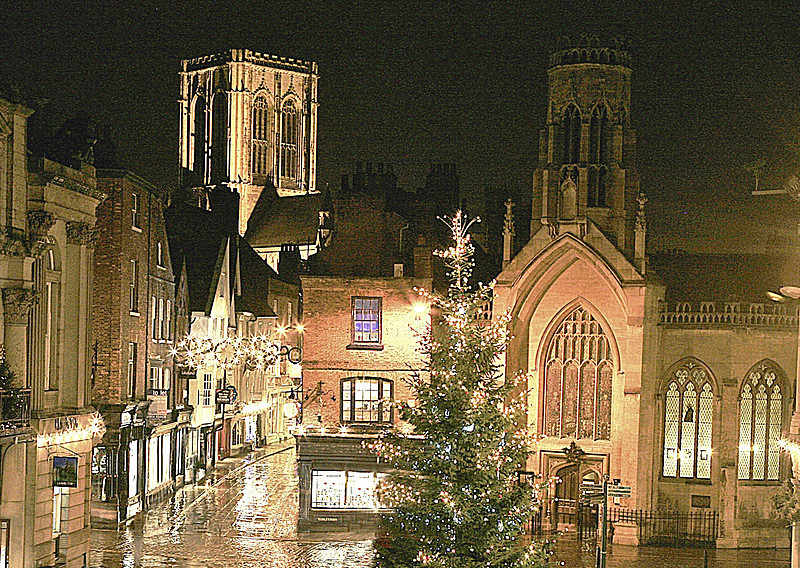 CHRISTMAS LIGHTS ST HELENS SQUARE FROM  MANSION HOUSE - PORTFOLIO 2015