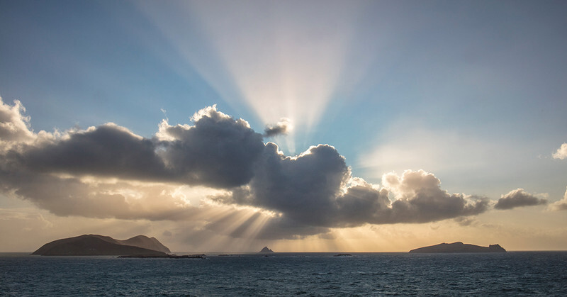 Beaming Clouds The Blasket Islands - Ireland