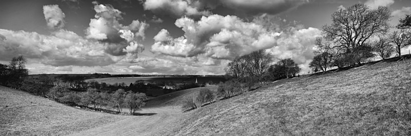 Sunshine and Shade, Warter from Bailey Dale - East Yorkshire