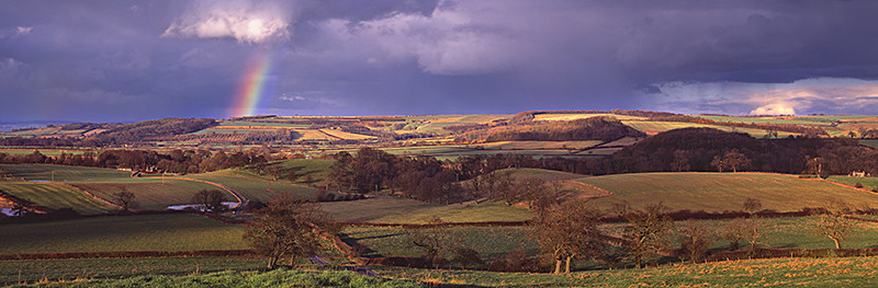 Retreating Storm Grimston Brow - North Yorkshire and the North York Moors