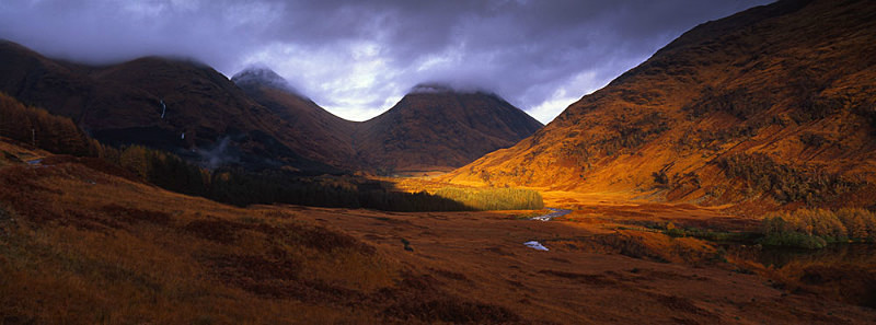 Evenings Golden Glow, Glen Etive - Scotland
