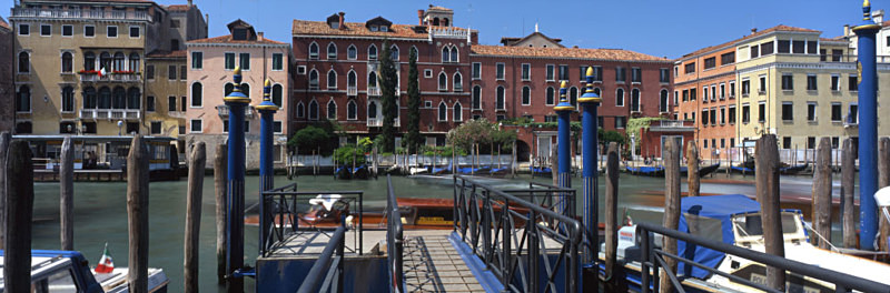 Blue Poles, Grand Canal - Venice
