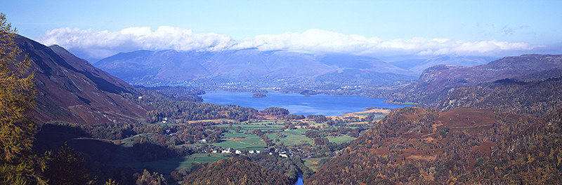 Derwent Water from Castle Crag - Lake District