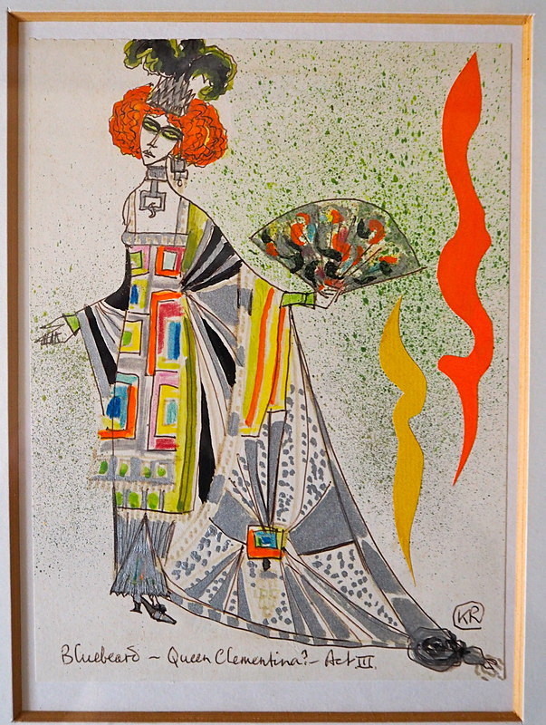 Opera costume design Kenneth Rowell - Art works on paper