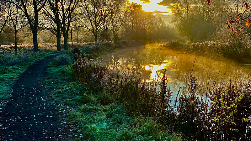 Sunrise over Canal - Isolation Portfolio - Up load of recent and past un published work!