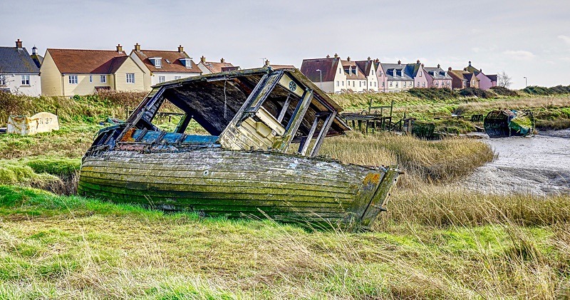 New & Old ~ Heybridge Basin, Essex - Maldon and Local Environment