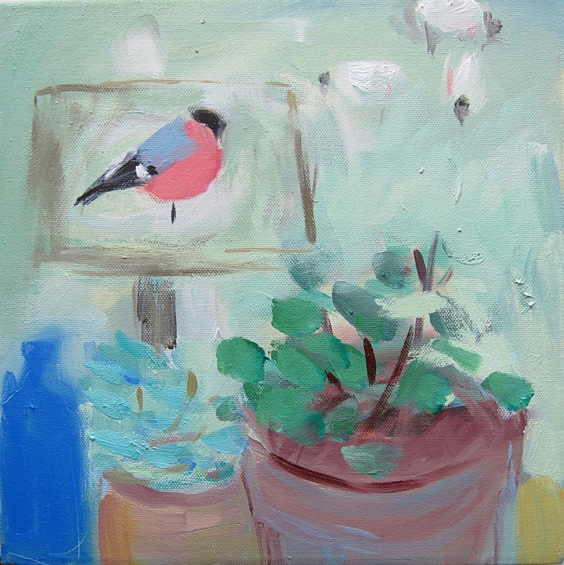 the bullfinch - paintings from field-sketches