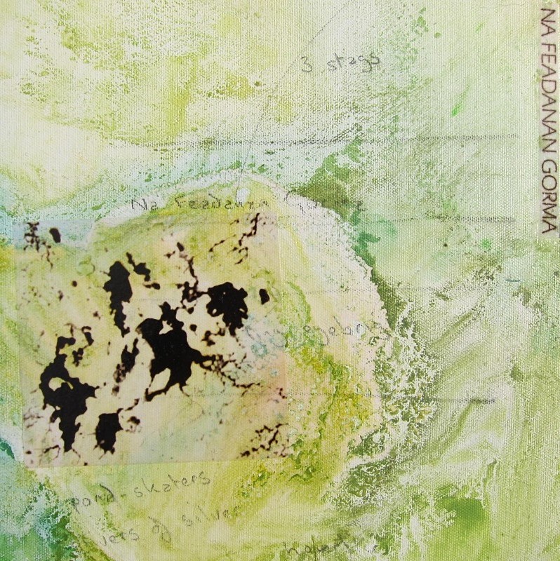 An Talamh Briste (detail) - a-mach an gleann: paintings