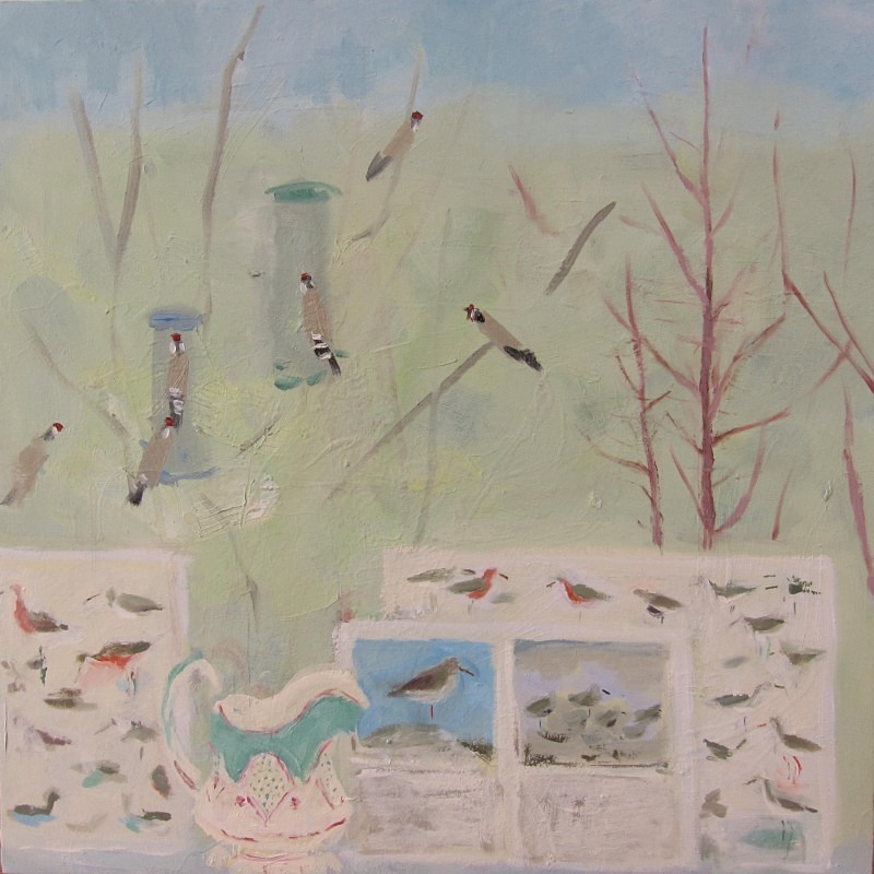 goldfinch study 3 - paintings from field-sketches