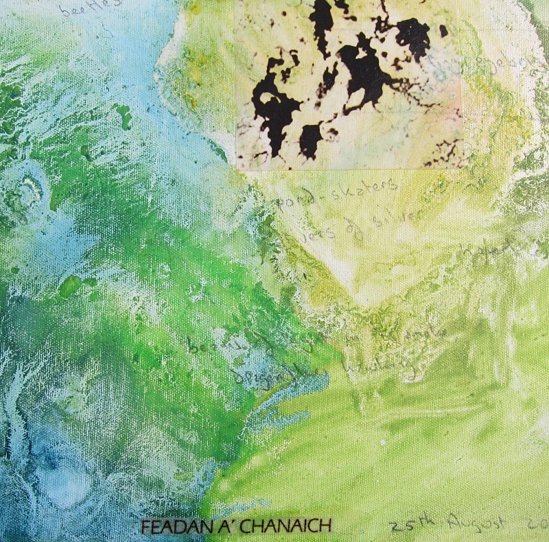 An Talamh Briste (detail) - a-mach an gleann: paintings