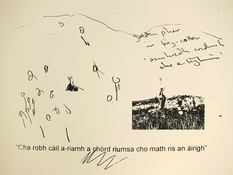 Samhradh cridheach - a-mach an gleann: screenprints