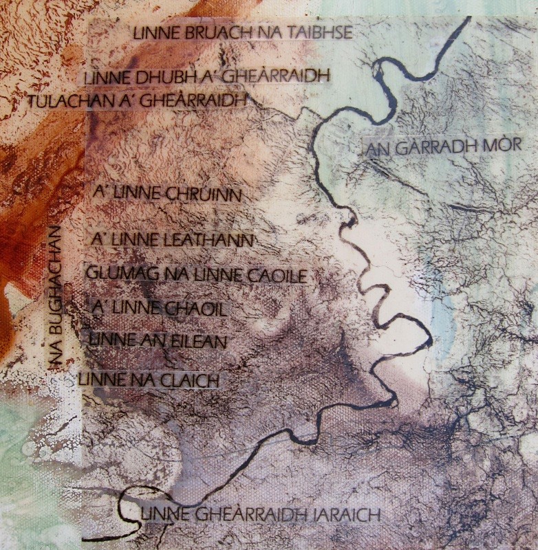 Na Bughachan (detail) - a-mach an gleann: paintings