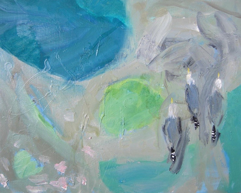 gulls Cunndal - paintings from field-sketches