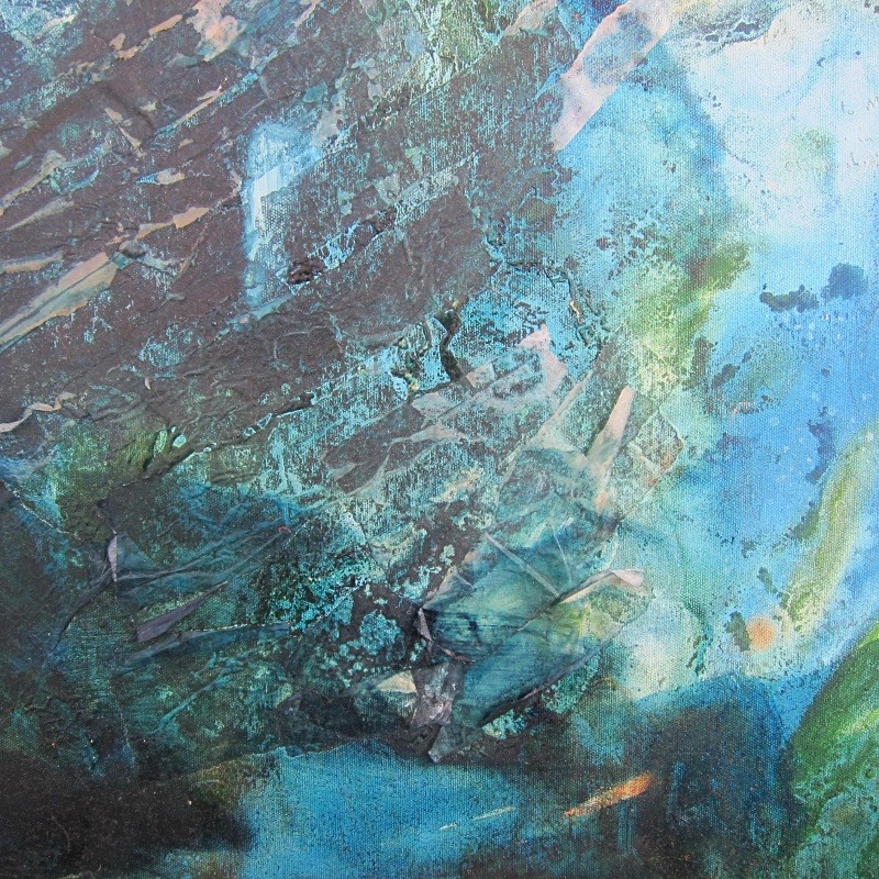 Na Clachan Sìnteag (detail) - a-mach an gleann: paintings