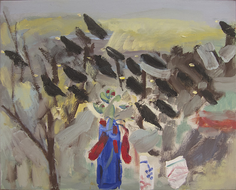 starlings - paintings from field-sketches