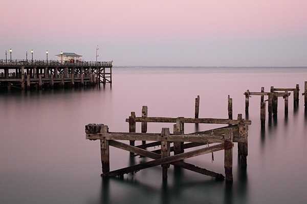 Swanage piers, old and new. - Coastal Britain
