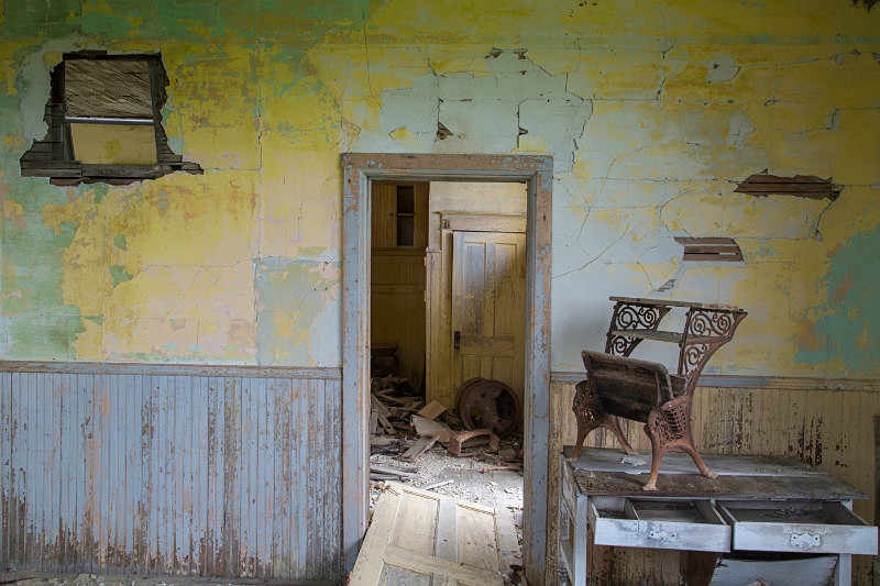 School Interior, Griffin ND. - Abandoned America