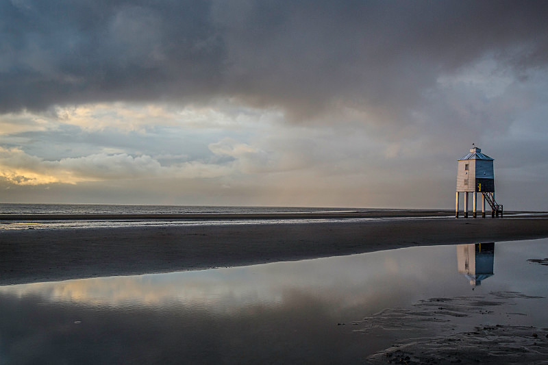 Burnham Beach, Somerset - Coastal Britain