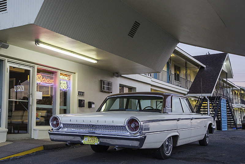 Motel Entrance, Tucumcari, - Route 66