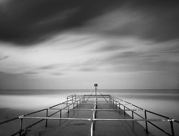 Bournemouth beach. - Monochrome Landscape Europe