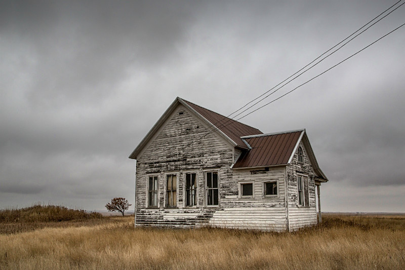 Abandoned School, North Dakota. - Abandoned America
