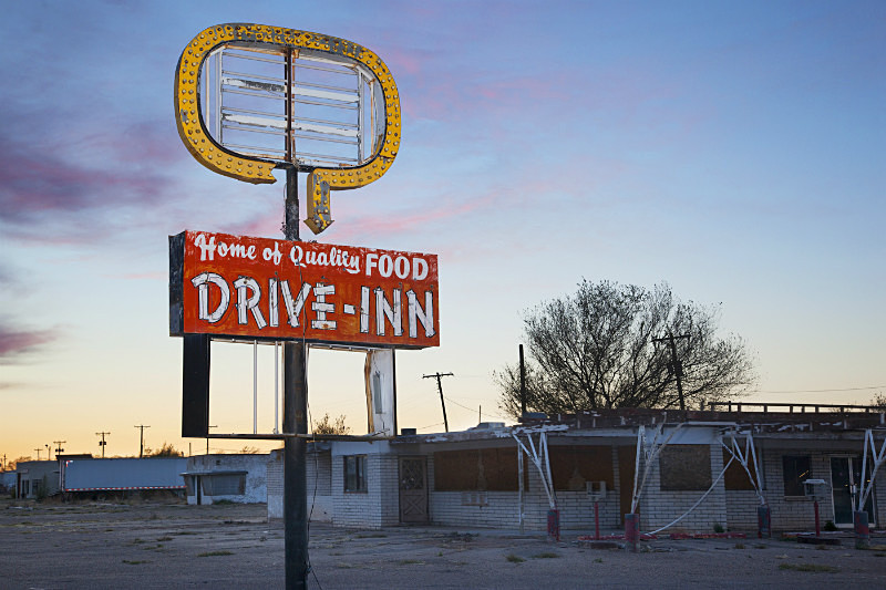 Drive Inn , Tucumcari. - Route 66