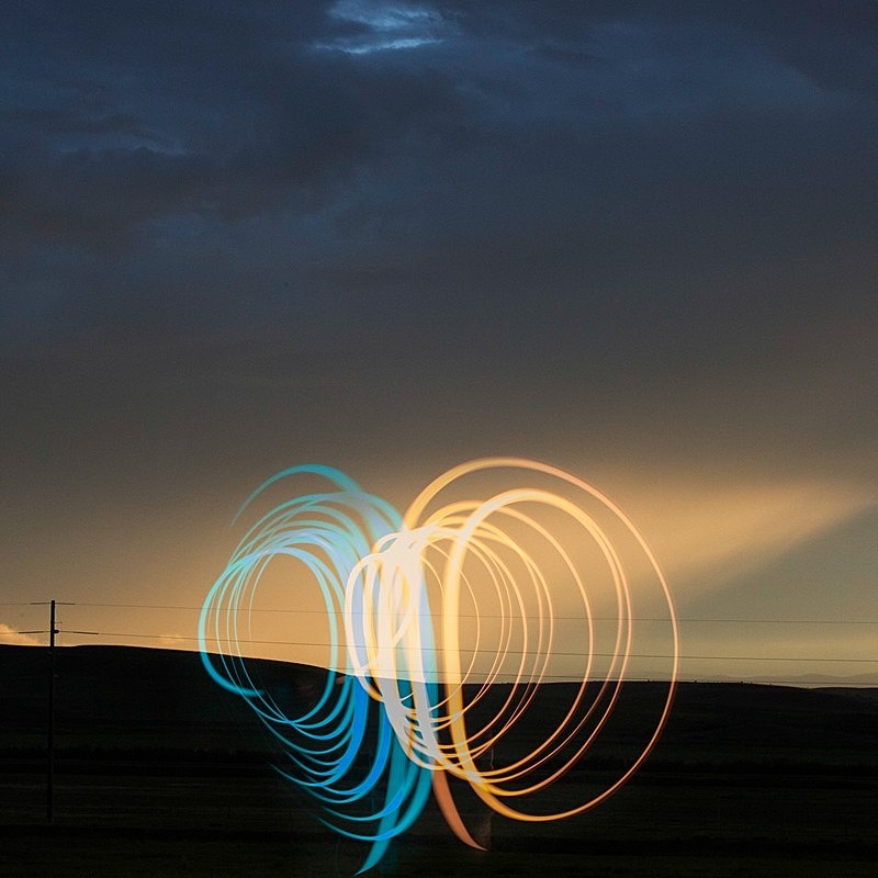 Threatening Sky - Light Painting