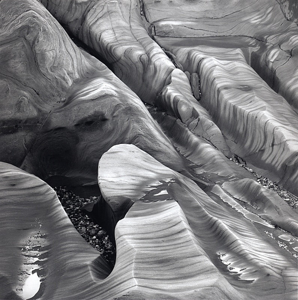 Intertidal zone, Morthoe. - Monochrome Landscape Europe