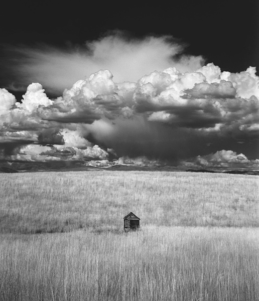 Toilet on the prairie. - Abandoned America
