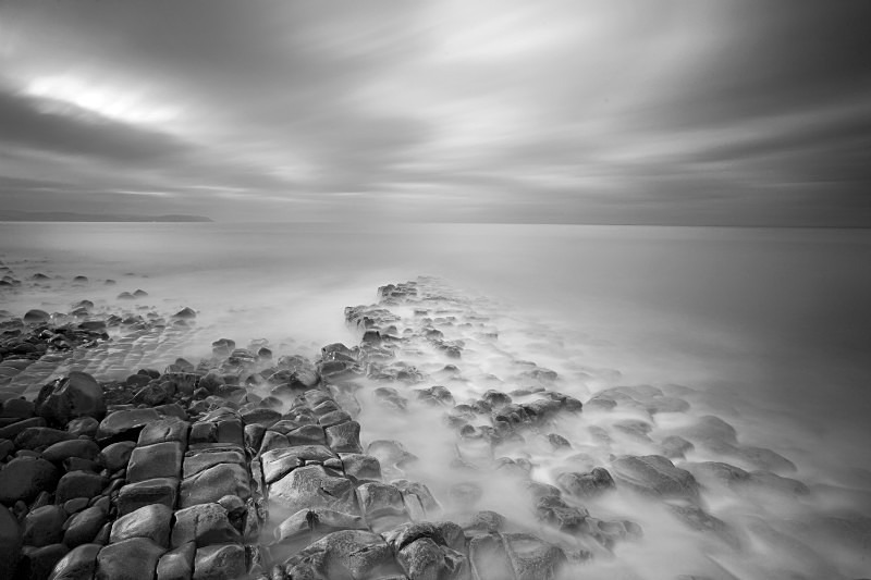 Mono European Kilve - Monochrome Landscape Europe