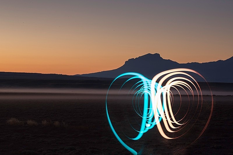 Hanksville - Light Painting