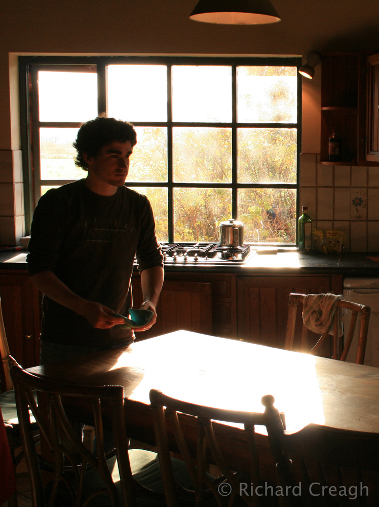 Winter Morning Wash Up - People