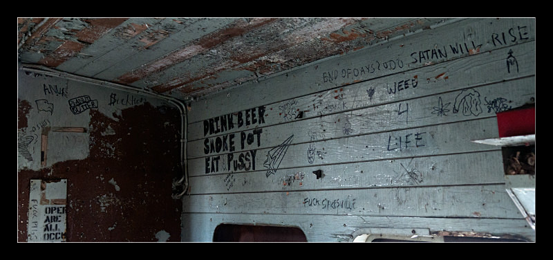 Caboose Graffiti - Railroad