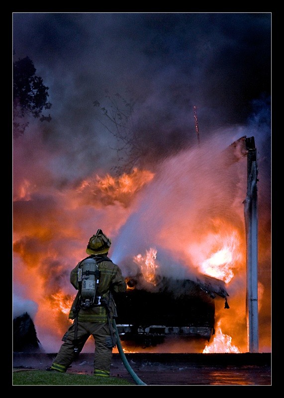 Burning Pickup - Fire!